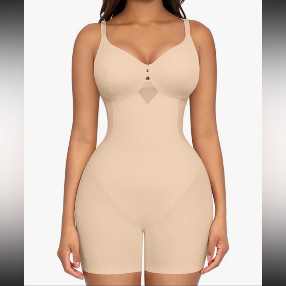FeelinGirl Shapewear Bodysuit for Women Tummy Control Low Back Shapewear NWT M